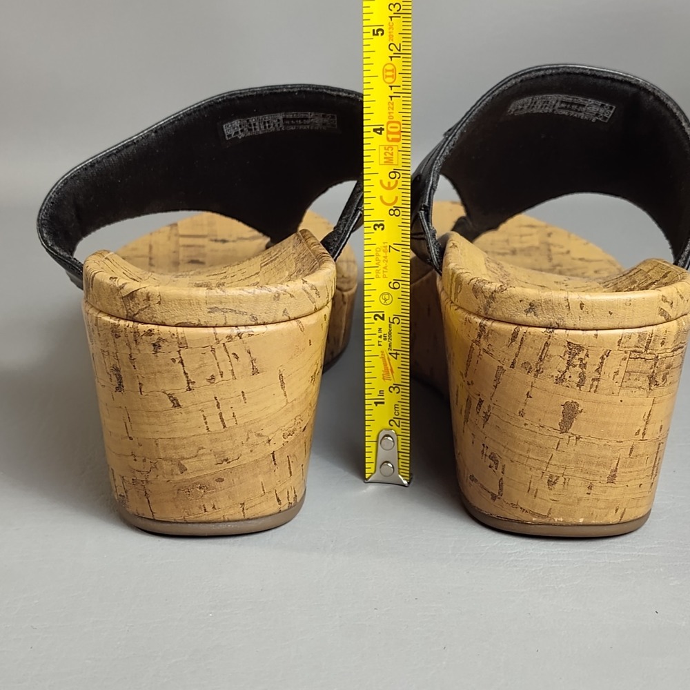Vionic Atlantic Cameron Natural Womens Faux Leather Cork Thong Wedge Sz 7 - Picture 13 of 16